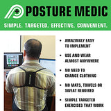 PRIMEKINETIX PostureMedic Dynamic Posture Brace for Neck, Upper, and Lower Back Support - Advanced Long-Term Posture Correction Tool, For Enhanced Shoulder Alignment and Posture Improvement- L(Silver)