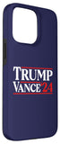 iPhone 15 Pro Max Trump Vance 2024 Donald Trump J.D. Vance For President Case