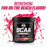 PMD Sports BCAA Stim-Free Amino Acids - Better Workout Performance, Enhanced Recovery, Daily Energy, Muscle Builder, and Muscle Sparing - BCAA Powder Drink Mix - Fun on The Beach (30 Servings)