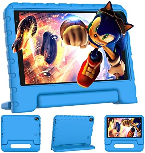 FACETEL Kids Tablet 8 inch Android 13 Tablet for Kids 7GB RAM 64GB ROM TF 512GB Parental Control, Puzzle Game, Bluetooth 5.0, Education, Dual Camera, Toddler Tablet with 3600mAh Netflix YouTube, Blue