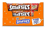 Smarties Orange Milk Chocolate Giant Tube 120g (Pack of 20) |Orange Flavoured Milk Chocolate Sweets In A Crisp Sugar Shell | Christmas Chocolate Gift | Bulk Chocolate Box | Festive Chocolate