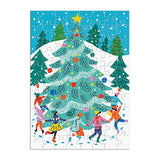 Galison Louise Cunningham Merry and Bright 12 Days of Christmas Advent Puzzle Calendar from Galison - Includes 12 80-Piece Puzzles, 5” x 7” Each, Unique Holiday Jigsaw Puzzle Set, Great Gift Idea