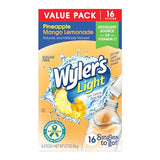 Wyler's Light Singles To Go Powder Packets, Water Drink Mix, 16 Count, 6 Boxes (96 Single Servings) (Pineapple Mango Lemonade)