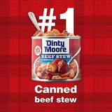 DINTY MOORE Beef Stew, 15 oz (12 Pack), Fully Cooked & Ready-To-Eat with Fresh Potatoes & Carrots, Gluten-Free, 10g Protein, No Preservatives, Perfect for Noodles, Biscuits & Hot Pies