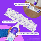 Swiffer PowerMop Multi-Surface Refill Pack for Floor Cleaning, Pack includes 5 Mopping Pad Refills, 1 Floor Cleaning Solution with Lavender Scent