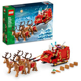 LEGO Santa’s Sleigh Christmas Toy Building Set for Kids Ages 9-13, Comes with a Santa Figurine & Reindeer, Gift for Boys and Girls, Holiday Home Decor, 40499