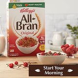 All Bran Breakfast Cereal, 8 Vitamins and Minerals, High Fiber Cereal, Original, 18.6oz Box (1 Box)