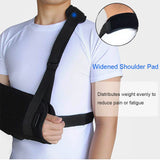 TODDOBRA Arm Sling Shoulder immobilizer for Shoulder Injury with Back Belt Men & Women Shoulder Immobilizer Left and Right Arm Lightweight Rotator Cuff Arm Support for Elbow Wrist Injury -(Size L)