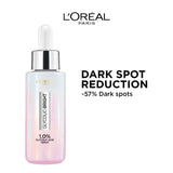 L'Oreal Paris Brightening Serum, 1% Glycolic Acid, 2% Niacinamide Serum, Visibly Minimizes Spots, Reveals Even Skin Tone, Glycolic Bright Skin, 15ml (0.52 oz)