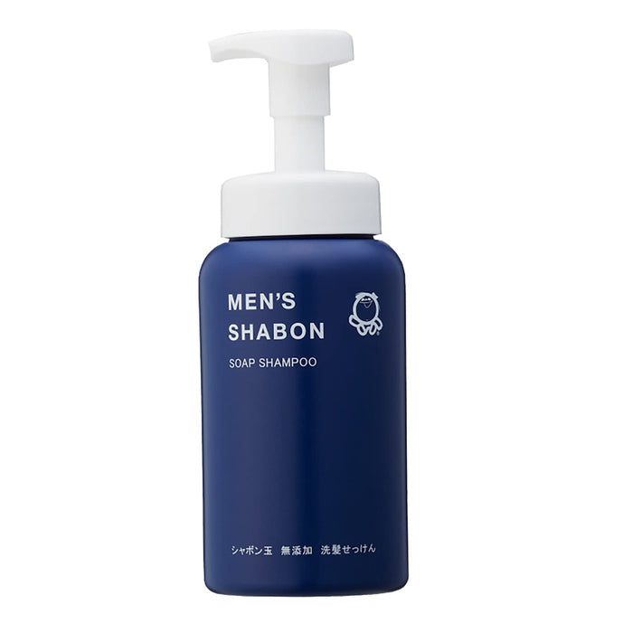 SHABONDAMA Men's Soap Shampoo Bottle, 18.3 fl oz (520 ml)