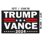 Jayus Donald Trump Vance 2024 Flag 3x5 FT for President Made in USA- Double Sided Trump 2024 Flags with 2 Brass Grommets for Outdoor Yard Lawn Banner Sign