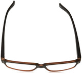 Foster Grant Thomson Reading Glasses, Brown/Transparent, 59 mm