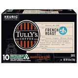 Tully's Coffee French Roast, Keurig Single Serve K-Cup Pods, Dark Roast Coffee, 60 Count, (6 Packs of 10)