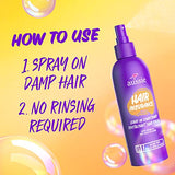 Aussie Hair Insurance Leave-In Conditioner Spray, Frizz Control, Softening with Jojoba & Sea Kelp, Moisturizing Treatment for All Hair Types, Juicy Citrus, 8 Fl Oz Each, Triple Pack