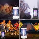 AICase 2pcs Portable USB Electronic Rechargeable Mosquito Killer Lamp/Bug Zapper for Summer Trip,Outdoor Camping,Patio,Home and Garden,Mosquito Trap Indoor,Moth Trap/Bug Killer/Mosquito Killer Light