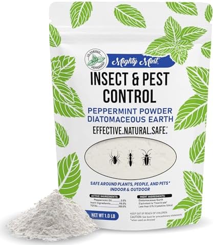Mighty Mint Insect & Pest Control, Diatomaceous Earth Peppermint Powder, 1 lb