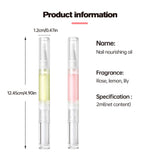 Radiant Nail Growth Oil, 2024 New Cosmetics Nail Growth Oil Radiant Nail Growth Oil Pen, Upgraded Cuticle Oil for Nails Strengthener for Moisture Strengthen Brighten Nails Care (Lemon 2PCS)