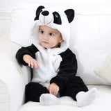 Baby Panda Costumes Unisex Toddler Outfit Halloween Dress Up Romper 6-12 Months