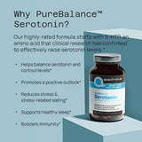 Quality of Life Pure Balance Serotonin Premium 5-HTP & Stress Supplement–Helps Boost Serotonin & Cortisol Levels–Mood & Sleep–Includes Relora, Rhodiola, Vitamin D3 & L-Theanine–90 Capsules