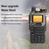 QUANSHENG UV-K6 UV-K5(8) Walkie Talkie 5W Airband Radio Type C Charge UHF VHF DTMF FM Dual Band Two Way Radio with NOAA Weather Alarm Function