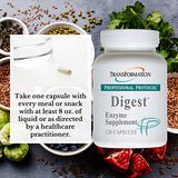 Transformation Enzyme - Digest* Capsules- Supports Overall Digestive and Immune System Health, Aids The Digestion of Lipids to Enhance The Performance of The Pancreas and Liver, (120)