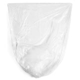 Aluf Plastics High Density Trash Bags, 12 Gallon, 1000 Count, 8 Micron (eq), 24" x 27", Clear, for Bathroom, Office, Industrial, Commercial, Janitorial, Municipal, Recycling