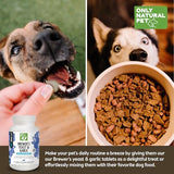 Only Natural Pet Brewer's Yeast & Garlic Chewables - All-Natural Flea & Tick Prevention for Dogs - Fortified with B Vitamins - Promotes Healthy Skin & Coat - 300 Count Tablet (2 Pack)