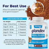 Glandex Dog Fiber Supplement Powder for Anal Glands with Pumpkin, Digestive Enzymes & Probiotics - Vet Recommended Healthy Bowels and Digestion - Boot The Scoot (Pork Liver, 5.5oz Powder)