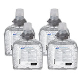 Purell Advanced Hand Sanitizer Gel, 1200 mL Sanitizer Refill TFX Touch-Free Dispenser (Pack of 4) - 5456-04