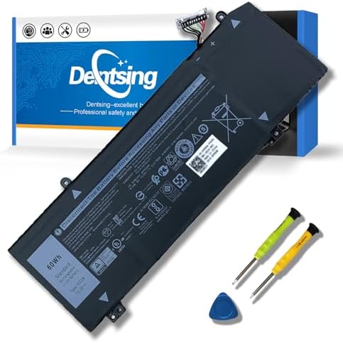 Dentsing 1F22N Laptop Battery for Dell Alienware M15 R1 M17 R1, G5 15 5590 5590-D2783W 5590-D2743B D2842W D2843W D2865B G7 7590 D2785B ALW15M-D1523S, fit for JJPFK 0JJPFK 06YV0V HYWXJ 0HYWXJ 60WH