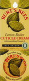 Burt's Bees 100% Natural Lemon Butter Cuticle Cream - 0.6 Ounce Tin (Pack of 6)