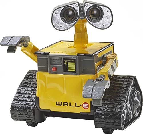 Mattel Disney and Pixar WALL-E RC Robot Toy with 20+ Lights & Sounds, Hello WALL-E Action Figure & Remote Control (Amazon Exclusive)