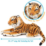 VIAHART Arrow The Tiger - 17 Inch (Tail Measurement Not Included) Stuffed Animal Plush Cat - by Tiger Tale Toys