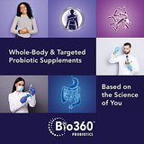 Bio360 Adult Daily Probiotic Supplement for Women & Men, 30 Billion CFU, 10 Strains, Organic Prebiotic Fibers, Digestive & Immune Health, Occasional Constipation, Diarrhea & Bloating, 30CT (2 Pack)