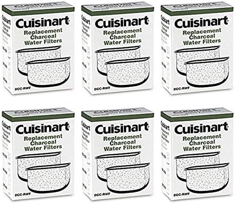 Cuisinart DCC-RWF-6PK (12 Filters) Charcoal Water Filters in Cuisinart DCC-RWF Retail Box