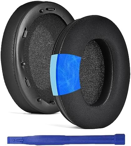 Adhiper Replacement Ear Pads for Sony WH-1000XM3 (WH1000XM3) Noise Canceling Headphones, Upgraded Cooling Gel Earpads Cushions with Softer Protein Leather, Noise Isolation Memory Foam(Black)