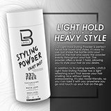 L3 Level 3 Light Hold Styling Powder - Natural Matte Hairstyle - Texturizing and Volumizing (2 Pack)