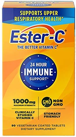 Ester-C Vitamin C, 1,000 mg, 90 Coated Tablets