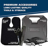 Wahl USA Elite Pro High-Performance Corded Home Haircut & Grooming Kit for Men – Electric Hair Clipper – Model 79602M