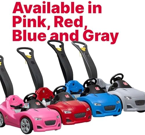 Step2 Whisper Ride Cruiser Kids Push Car, Ride On Toy, Stroller Substi
