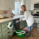 Libman Tornado Spin Mop System Plus 2 Refill Heads | Mop and Bucket with Wringer Set | Floor Mop | Spin Mop | Libman Mop | Mops for Floor Cleaning | Hardwood Floor Mop | 3 Total Mop Heads Included