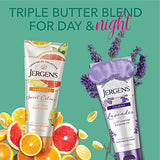 Jergens Body Butter Moisturizers, 7 fl oz 2PK, with Energizing Citrus and Calming Lavender, Softens and Soothes Dry Skin