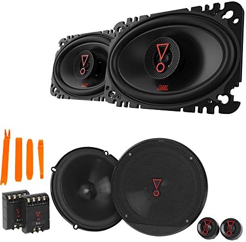 JBL STAGE3 Bundle 1-Pair Stage3 6427AM 4x6 2-Way Speakers + 1-Pair Stage3 607CAM 6.5" 2-Way Component