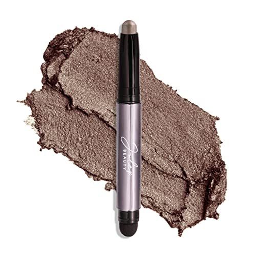 Julep Eyeshadow 101 Crème-to-Powder Waterproof Eyeshadow Stick – Taupe Shimmer – Long-Lasting, Crease-Proof, Soft Grey Shimmer Eyeshadow with Built-in Smudger