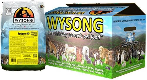 Wysong Epigen 90 Starch Free Canine Feline Dry Formula Dog Cat Food, Four- 5 Pound Bags (WDCFE9020)