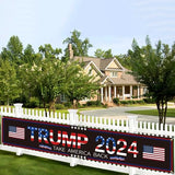 Generic Trump 2024 Flag 120"" x 20"" Take America Back Banner Donald Trump 2024 Sign Banner for Yard Garden Outdoor with 6 Brass Grommets