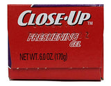 Close-Up Toothpaste, Refreshing Red Gel, Anticavity Fluoride, Cinnamon, 6 Ounce (Pack of 6)