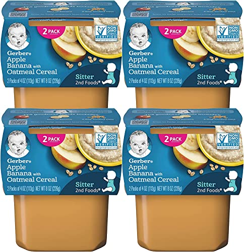 Gerber Natural for Baby 2nd Foods (Apple Banana with Oatmeal)