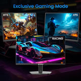 SANSUI 24 Inch Gaming Monitor 180Hz, DP x1 HDMI x2 Ports IPS High Refresh Rate Computer Monitor, Racing FPS RTS Modes, 1ms Response Time 110% sRGB (HDMI Cable Included)