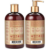 SheaMoisture Shampoo and Conditioner Set, Manuka Honey, Mafura Oil, Baobab Oil & Fig Extract, Hydrate + Replenish, Vitamin C, Sulfate Free & Hair Color Safe, Deep Conditioning, 13 Fl Oz Ea